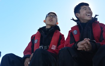 Two Students on the Year 10 Adventure Challenge