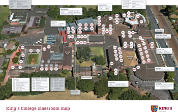 King's College Classroom Map