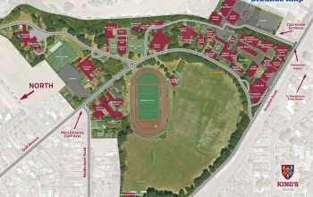 King's College Grounds Map