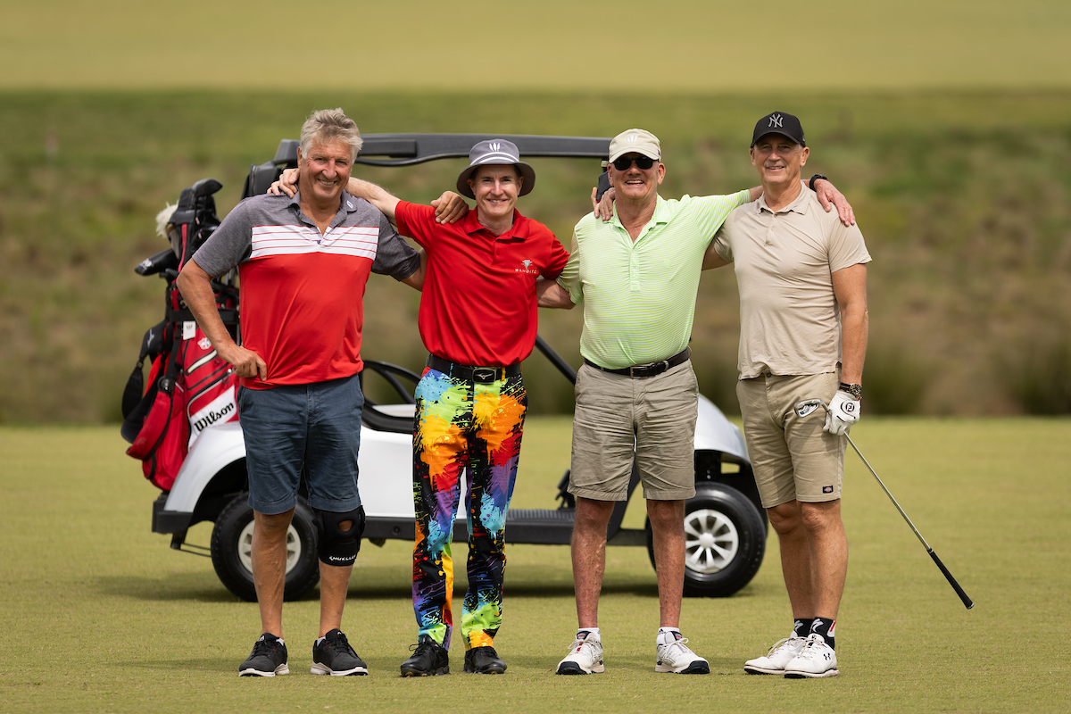 Golfers at Golf Day