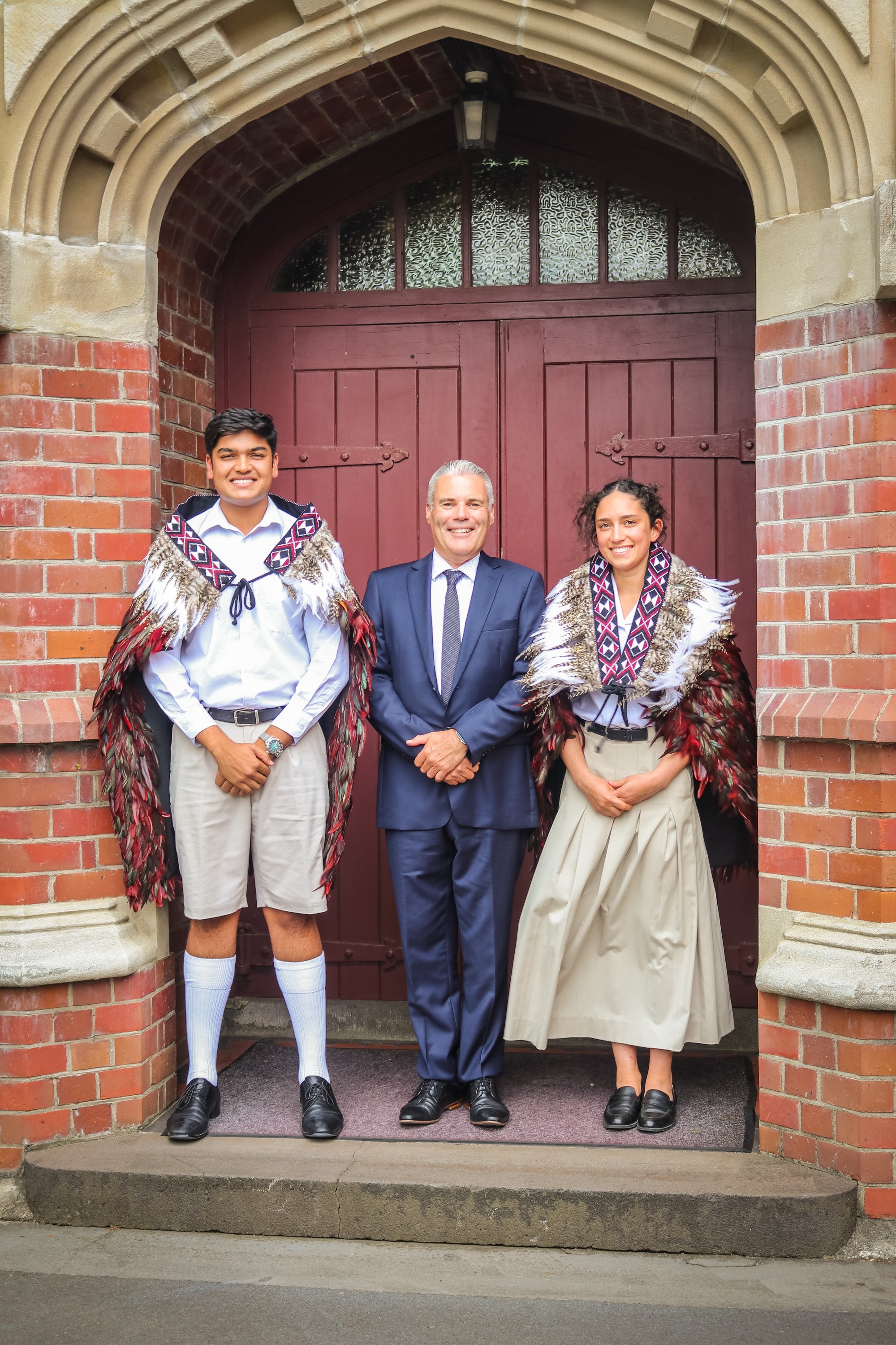 Headmaster and Head Boy and Girl