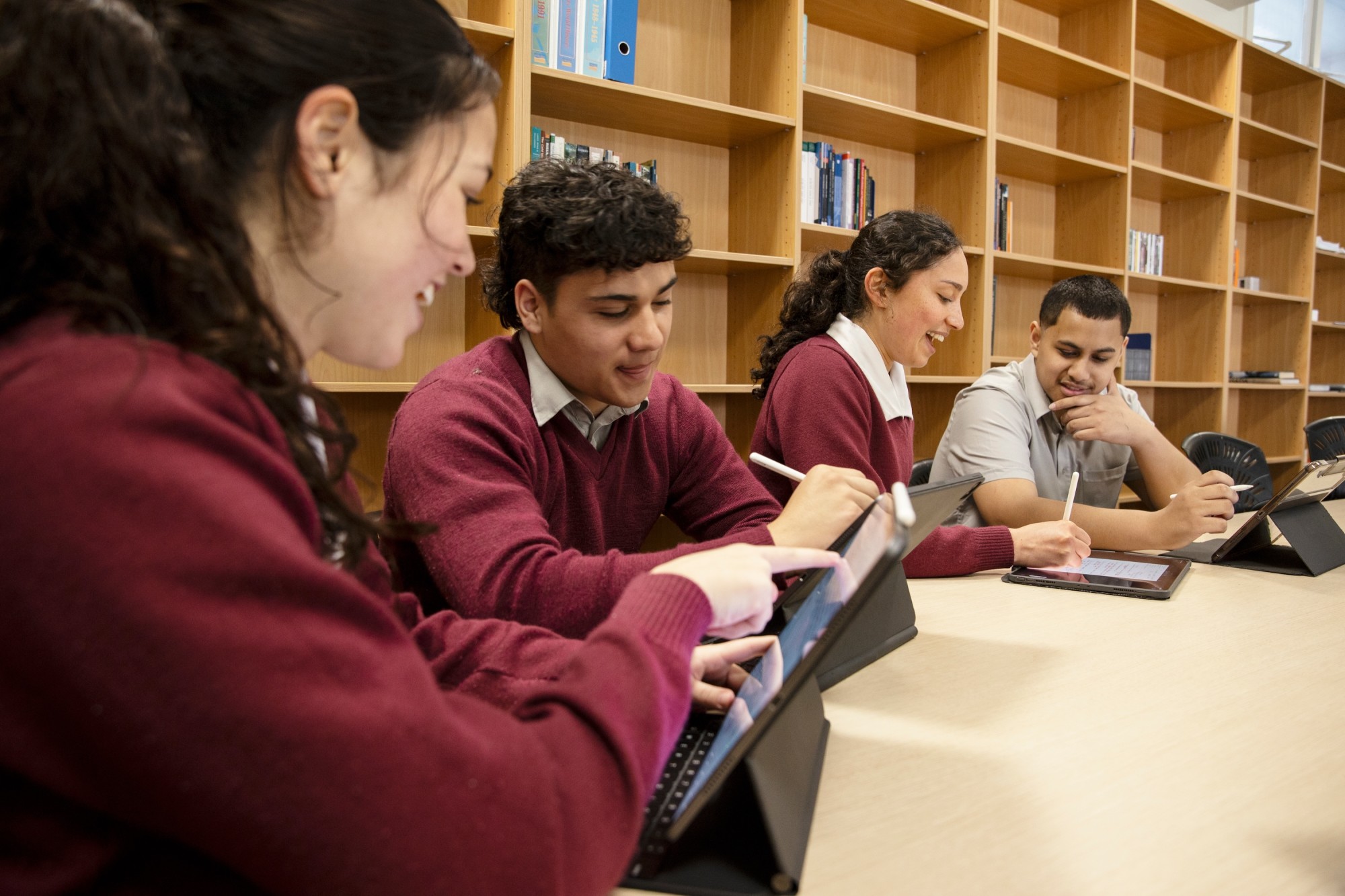 Students in class