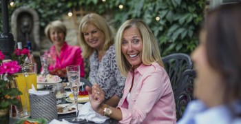 Ladies having lunch