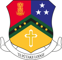 King's College Te Pūtake Lodge crest